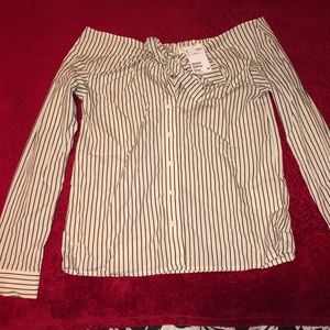 Off the shoulder blouse